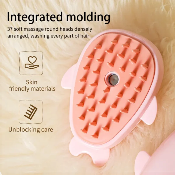 3-in-1 Rechargeable Pet Steam Brush