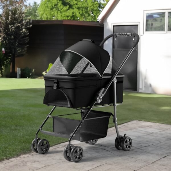 895736CC14D3331704CA26AF15E91239.jpg Folding 2-in-1 Pet Dog Cart