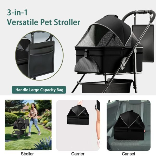 AC870DC0F66C4E5DD87048104A09836C.jpeg Folding 2-in-1 Pet Dog Cart